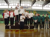 Zespołowi Mistrzowie Polski Seniorów w łukach bloczkowych (1.Łucznik Żywiec, 2.Marymont Warszawa, 3.Piątka Zgierz, 4.Leśnik Poznań, 5.Mazowsze Teresin, 6.X10 Jaworze I, 7.X10 Jaworze II, 8.Strzelec Legnica )