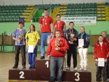 Mistrzowie Polski - miksty łuki klasyczne (1.Czarna Strzała Bytom, 2.Stella Kielce, 3.Łucznik Żywiec II, 4.ROKiS Radzymin, 5.Łucznik Żywiec I, 6.Społem Łódź II, 7.Strzelec Legnica, 8.Społem Łódź )