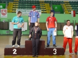 Mistrzowie Polski Seniorów ( 1.Rafał Dobrowolski - Stella Kielce, 2.Jacek Proć - Strzelec Legnica, 3.Maciej Jaworski - Czarna Strzała Bytom, 4.Adam Baś - Społem Łódź )