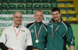 Mistrzowie Polski Seniorów - łuki bloczkowe ( 1.Włodzimierz Świgoń - Leśnik Poznań, 2.Marcin Gołygowski - Surma Poznań, 3.Michał Zieliński - Leśnik Poznań )