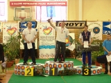 Halowy Młodzieżowy Mistrz na podium
