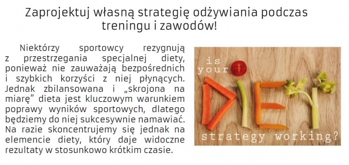 Dieta sportowca - artykuł o odżywianiu 