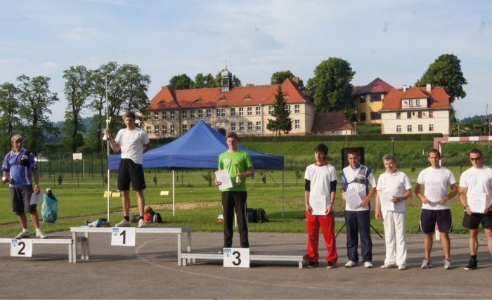 Podium III rundy Pucharu Polski seniorów - Ścinawka Średnia 9.06.2013