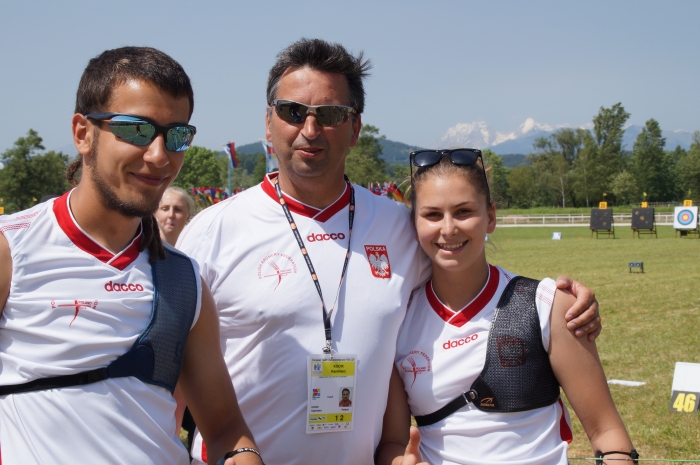 Polski mikst juniorski    8-my w Europie
