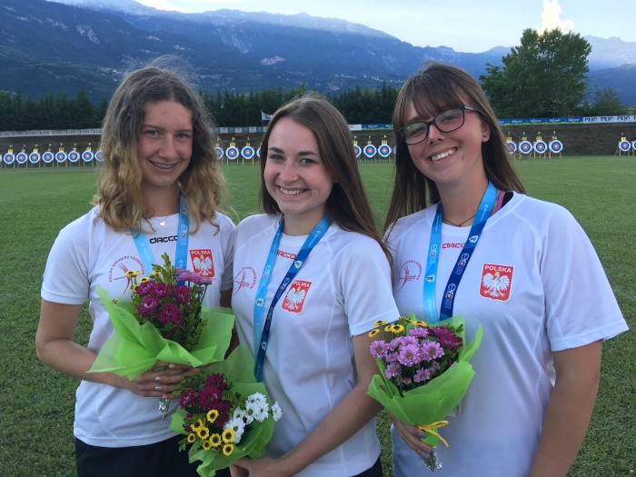 Srebrne kadetki, brązowi juniorzy w Rovereto.